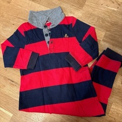 GAP サイズ90 ロンパース　ラガーシャツ　ベビー服