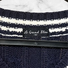 Le Grand Bleu❤Vネックセーター　ニット　レディース　トップスの画像