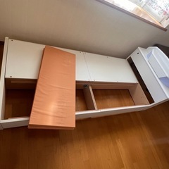 シーリーシングルベット　フレーム　マットレス厚め！！の画像
