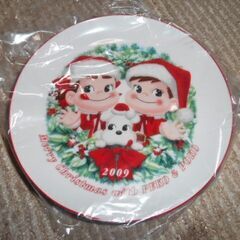 不二家　お皿２枚　ペコちゃんの画像