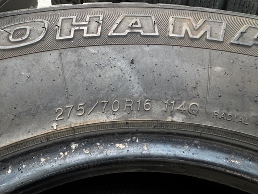 【売れなければ11月いっぱいで廃棄】YOKOHAMA スタッドレス ジオランダー I/T-S 275/70/R16