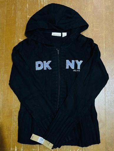 DKNY フード付き　ニット