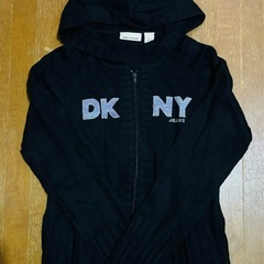 DKNY フード付き　ニット