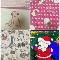 寝具　毛布　綿毛布　シングル　子供布団　7枚セット