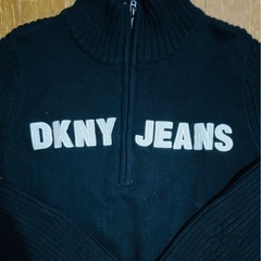 DKNY ジップアップ　ニットの画像