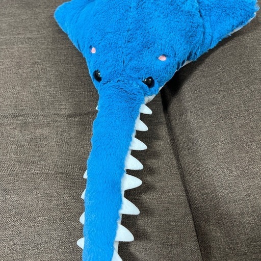 ノコギリエイ　BIGぬいぐるみ サメ型