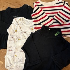 ベビー服　サイズ60〜70　長袖　ロンT ロンパースの画像