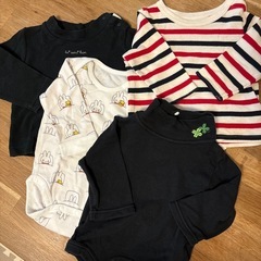 ベビー服　サイズ60〜70　長袖　ロンT ロンパース