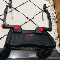 184.定価8000円程 lascal mini 赤 ラスカル ミニ ベビーカー 子供が乗る バギーボード 乗りっこ アウトドアワゴンを持ってない方に 赤ちゃんの画像