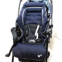 0220503558■【セール！】 西松屋 ベビーカー ショッピングデコット4cas ネイビースターの画像