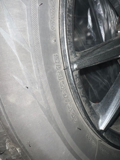 【中古】アルミホイール　ヒューマンライン　185/65/ R15 15インチ
