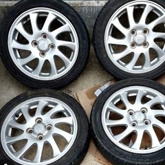 軽自動車　ダイハツ純正　15インチアルミホイール　エンケイ 