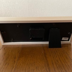【LADONNA】木製インテリア時計 3フレームデザインの画像