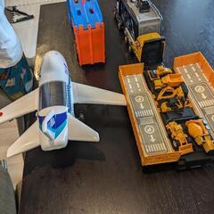 おもちゃトレーラートラックコンテナキャリアカーANA飛行機4点
