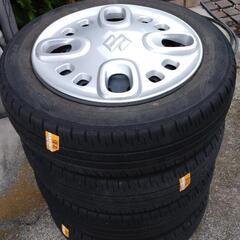 タイヤ４本(155/65R14)ホイル付き