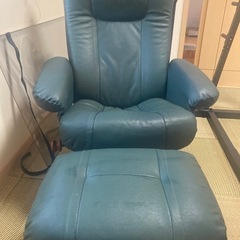 ソファ1人用　オットマン付