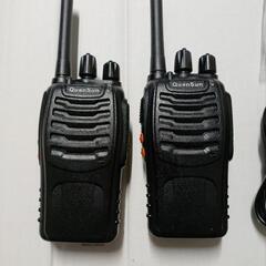 トランシーバー2台セットの画像