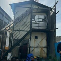 鉄製階段　兵庫県三田市から