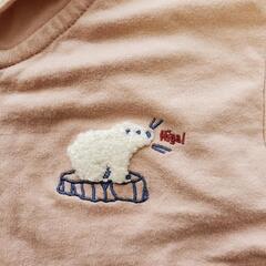 Lagom くすみピンク パーカー 130の画像