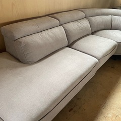 102800 大型ソファー電動リクライニング機能ありL字ソファカウチソファコーナーソファスイートデコレーション　の画像