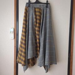 ロングスカート　アシメ　フレアの画像
