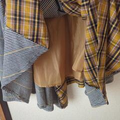 ロングスカート　アシメ　フレアの画像