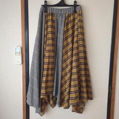 ロングスカート　アシメ　フレアの画像