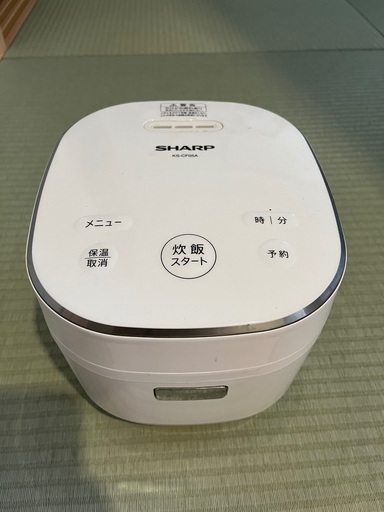 SHARP 炊飯器　3合　11月2日まで