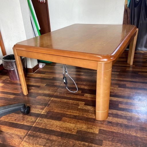こたつ　家具調こたつ　コタツ　中古長方形