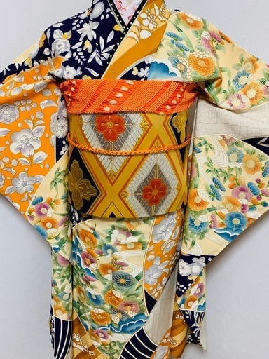 振袖フルセット駒刺繍　成人式