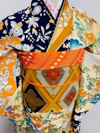 振袖フルセット駒刺繍　成人式