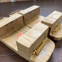 三越 桐製下駄 谷屋履物店 ほぼ未使用 22.5cmの画像