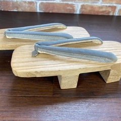 三越 桐製下駄 谷屋履物店 ほぼ未使用 22.5cmの画像