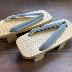 三越 桐製下駄 谷屋履物店 ほぼ未使用 22.5cmの画像