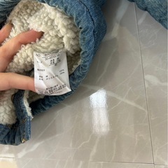 Gジャン 裏起毛 子供服 アウター 80サイズ デニムの画像