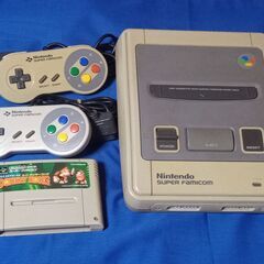 スーパーファミコン本体　コントローラ２つ　名作ソフト１本　動作確認済み