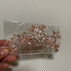 値下げしました。未使用かんざしローズゴールド