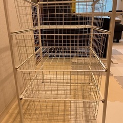 無料　IKEA ワイヤーカゴラックの画像