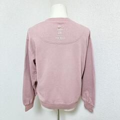 ピンクハウス 長袖トレーナー スウェット ロゴ クマプリント ピンク色 ポケット レディースの画像