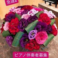 ピアノ伴奏者ピアニスト募集　