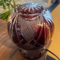 昭和初期骨董アンティーク　切子ライトの画像