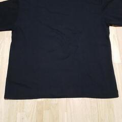 (4)未使用　大きめLLサイズ　レディース　黒色　Tシャツ　半袖の画像