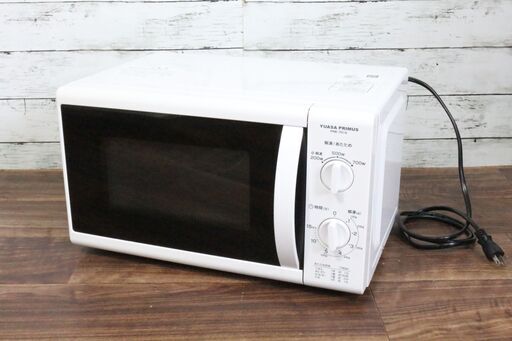 【受付停止中】YUASA ユアサプライムス 電子レンジ PRE-701S 100V 60Hz  2019年製 解凍/あたため 200W/500W/700W 一人暮らし 新生活  料理  XX000