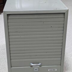 シャッター扉付レターケース Ａ４タテ ５段 ライトグレー /スチール製