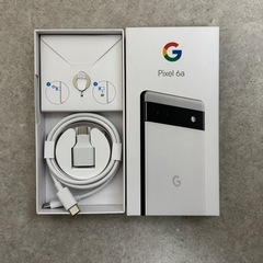 Google Pixel 6a Chalk 空箱と付属品