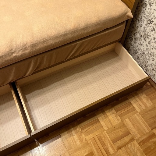 シングルベッド　ベッド　キングサイズ　シングルサイズ