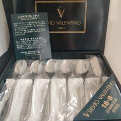 SILVIO VALENTINO コーヒースプーン5本＋バターナ...