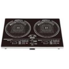 【締切】山善IHクッキングヒーター1400W 2口