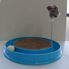 猫の爪研ぎ スクラッチャー おもちゃ インタラクティブ スクラッチ ペット用品 青の画像