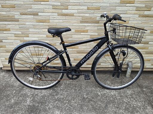 中古自転車 6段変速 27インチ LEDオートライト 軽整備済み 防犯登録対応 町田市 相模原市 MM482